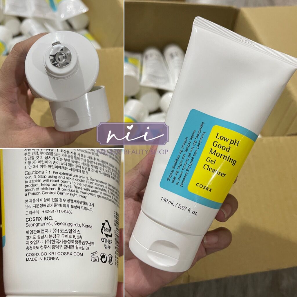 [HCM]Sữa rửa mặt Cosrx Low pH Good Morning Gel Cleanser
