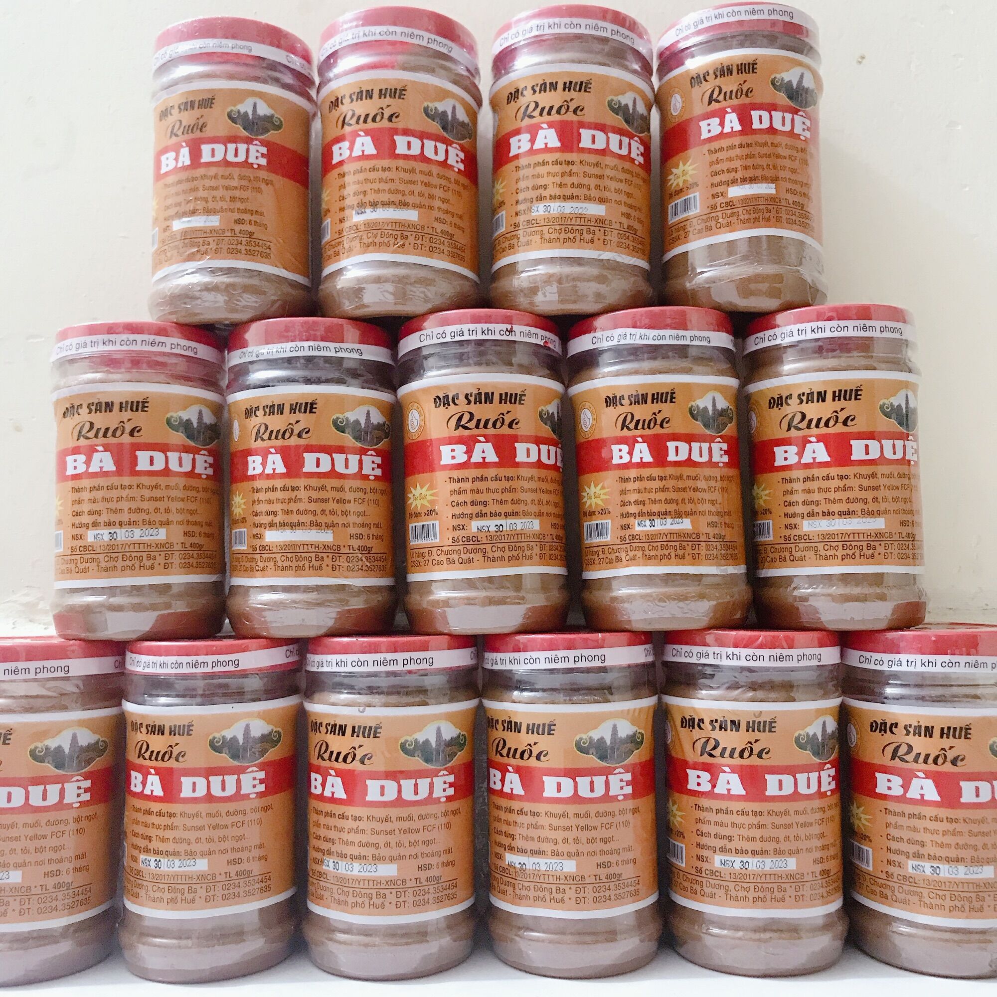 Mắm ruốc bà duệ 400g - đặc sản huế