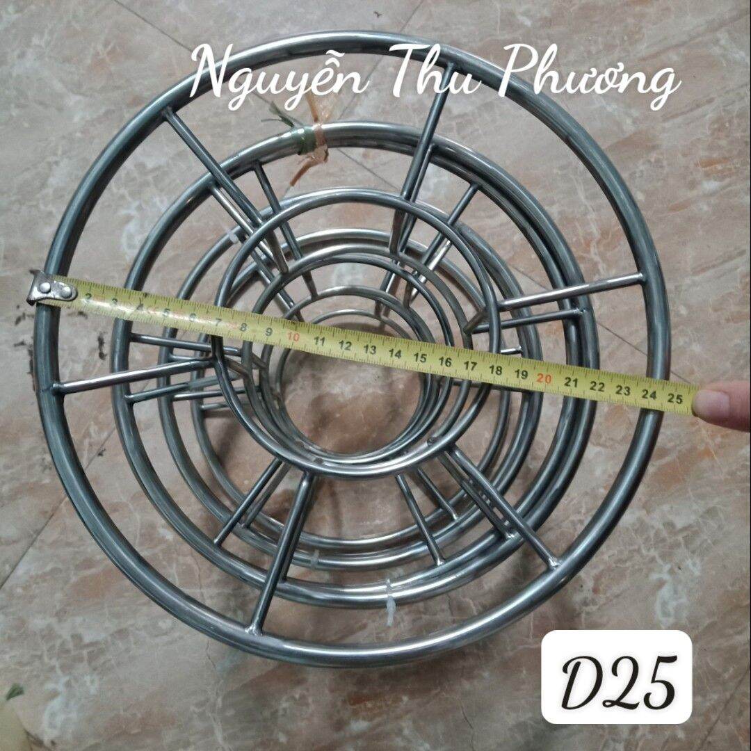 GUỒNG D25cm CUỐN DÂY DIỀU, Guồng inox