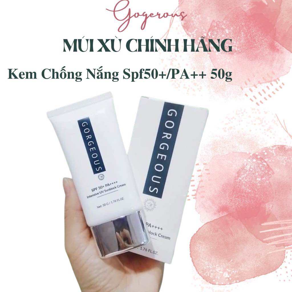 Kem Chống Nắng Ban Ngày Múi Xù Gorgeous [ Size 50gr]