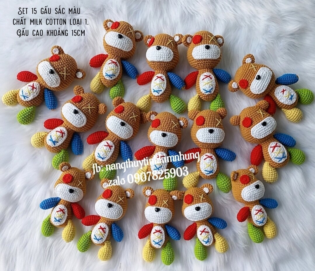 Móc khóa thú bông ( 10 cái )