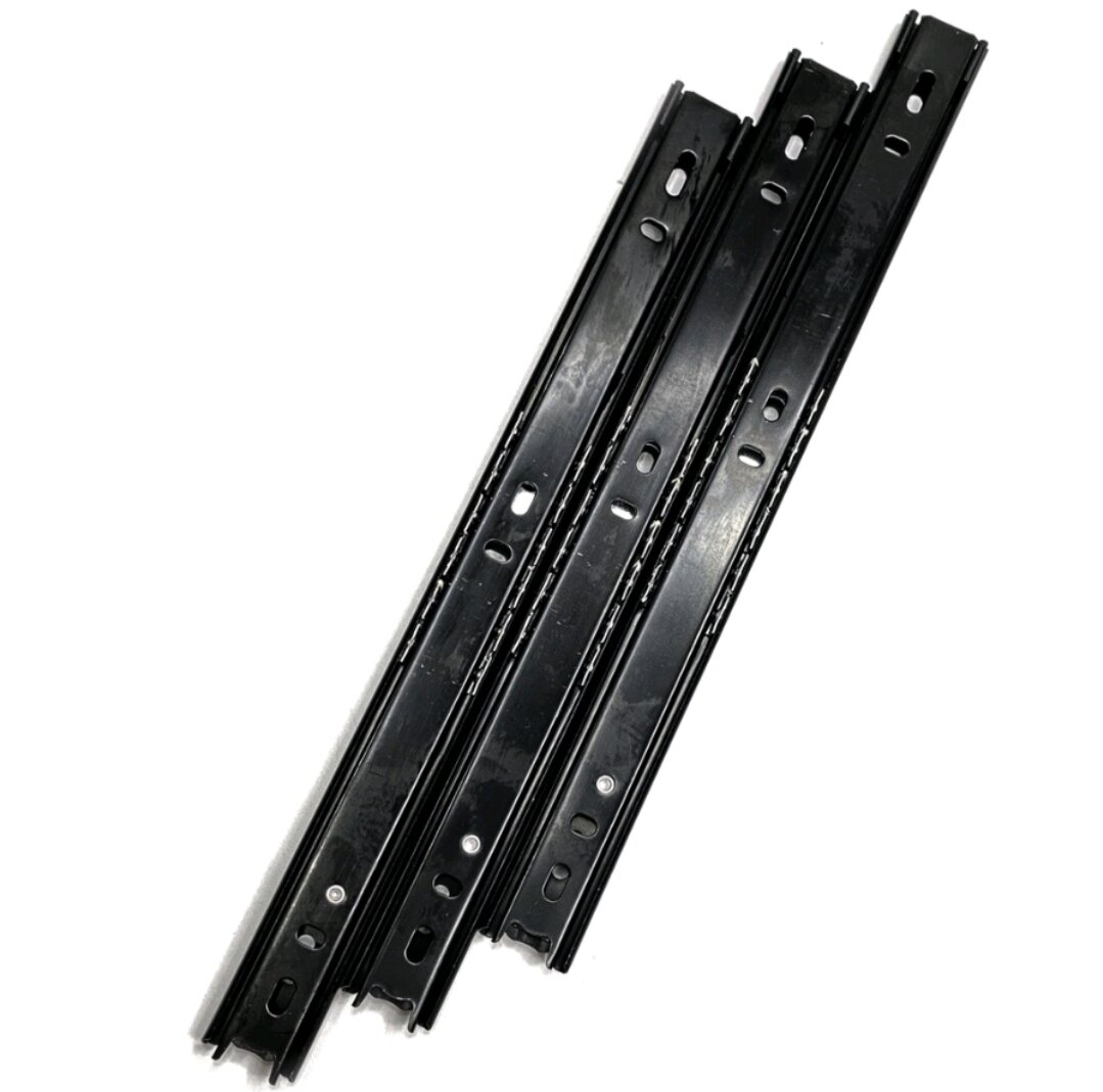 2 đôi ray bi trượt ngăn kéo 2 tầng 35cm - 40cm - 45cm x 2.5cm.