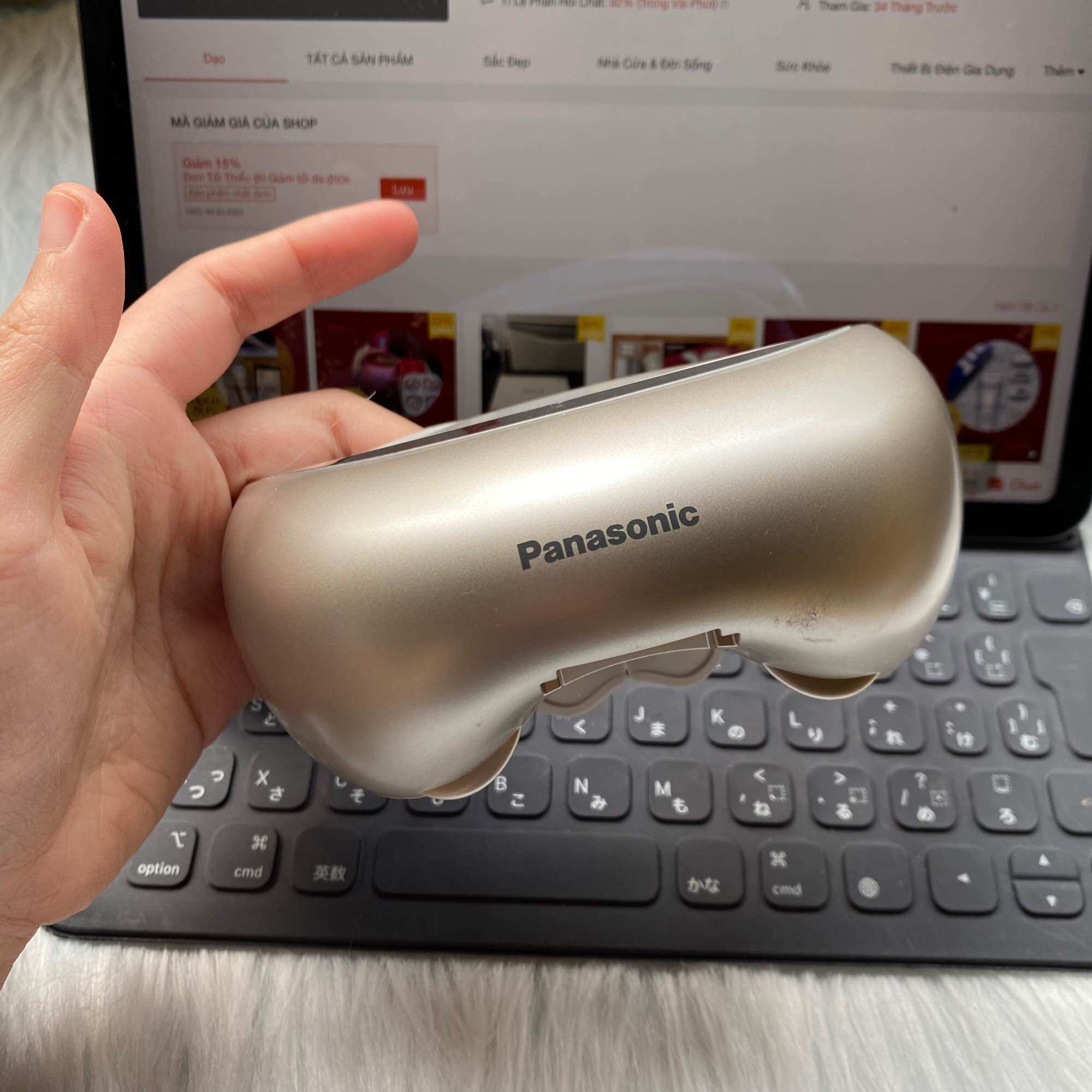 Máy massage mắt Panasonic EH SW68 likenew