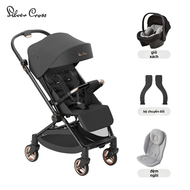 Lightweight Reversible Folding Baby Stroller - 7