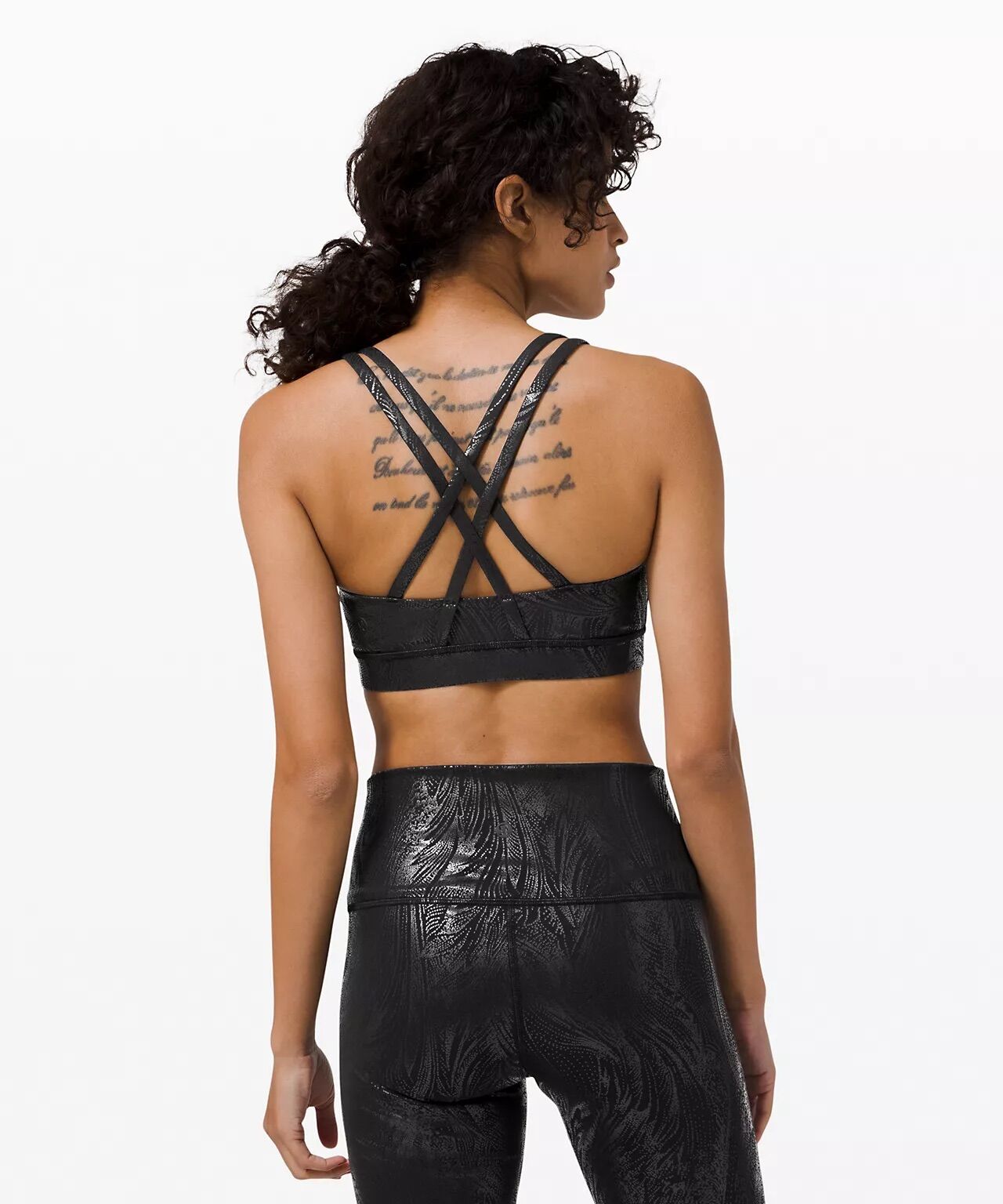 Áo tập Bras Lululemon Auth - Energy Bra Shine  Medium Support, B–D Cup