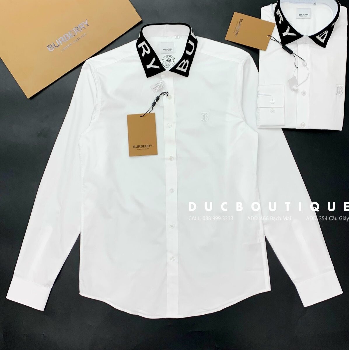 Lịch sử giá Sơ mi nam trắng burberry cập nhật 82023  BeeCost