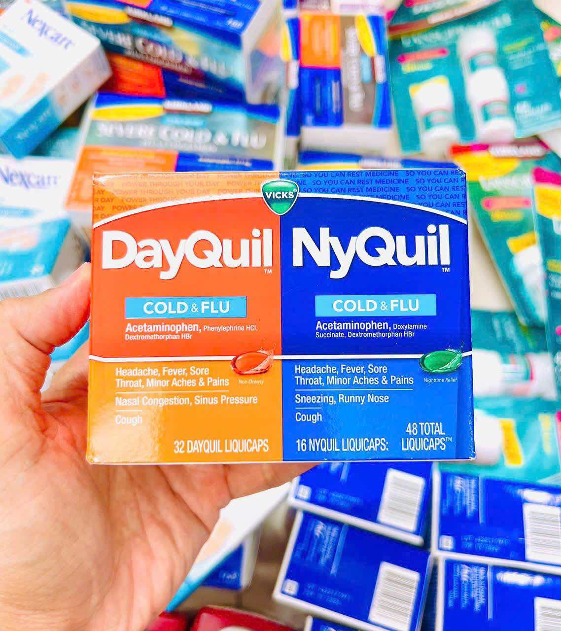 Dayquil_Nyquil 48 vien (cam kết chính hãng)