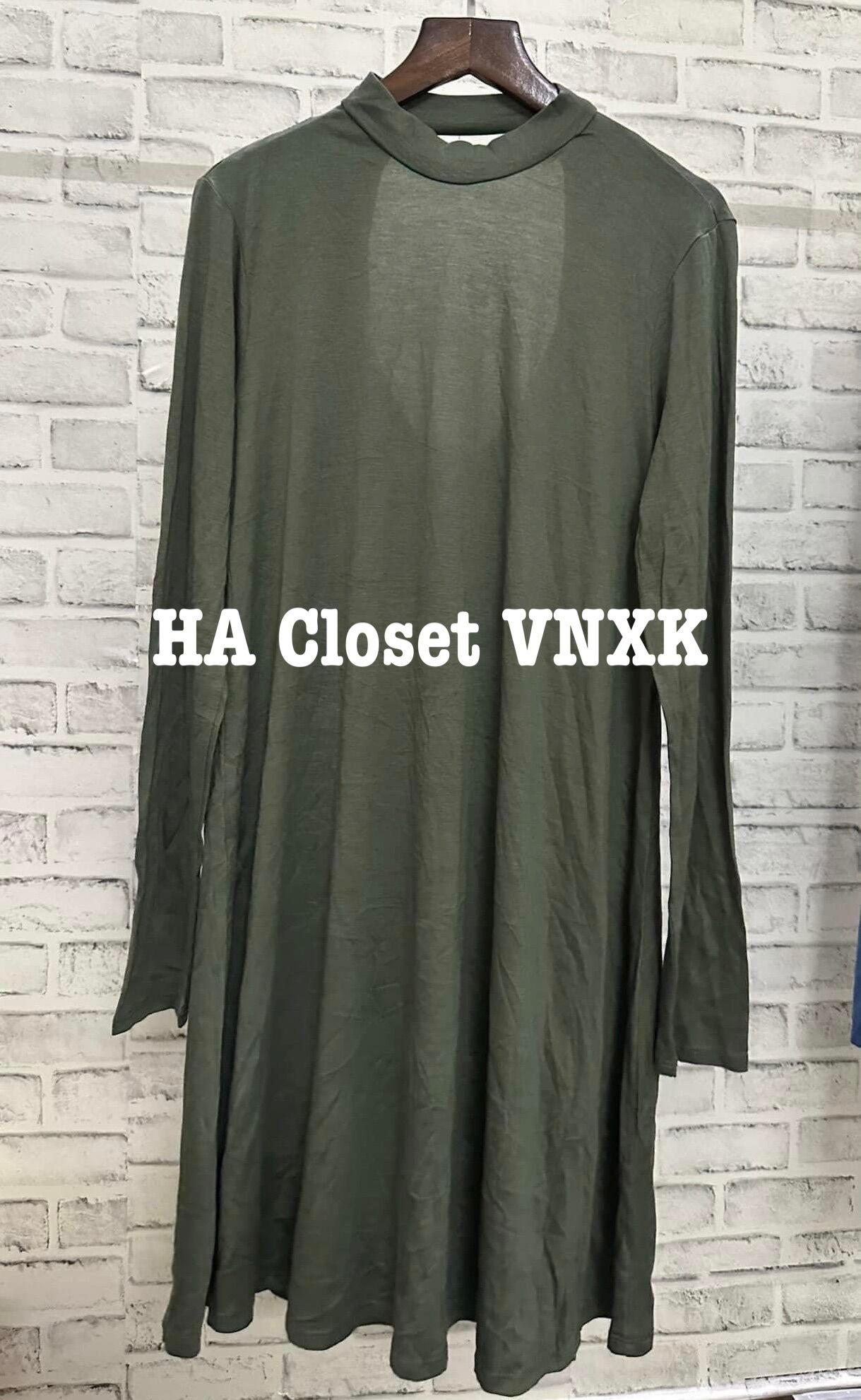 Đầm Thun Dài Tay Nữ Xuất Dư Xịn