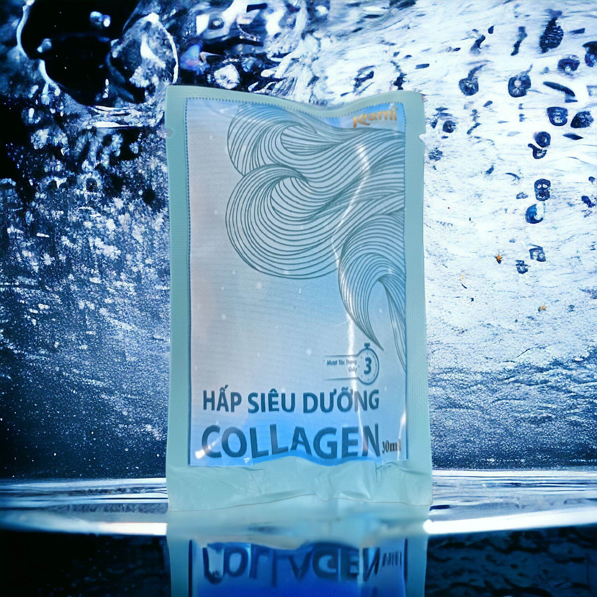 Gói Ủ phục hồi Tóc Collagen Kami 30ml