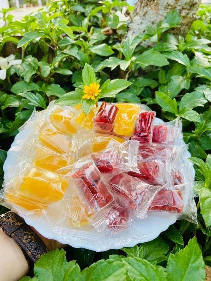 Mứt mít dẻo viên mix thanh long 500g