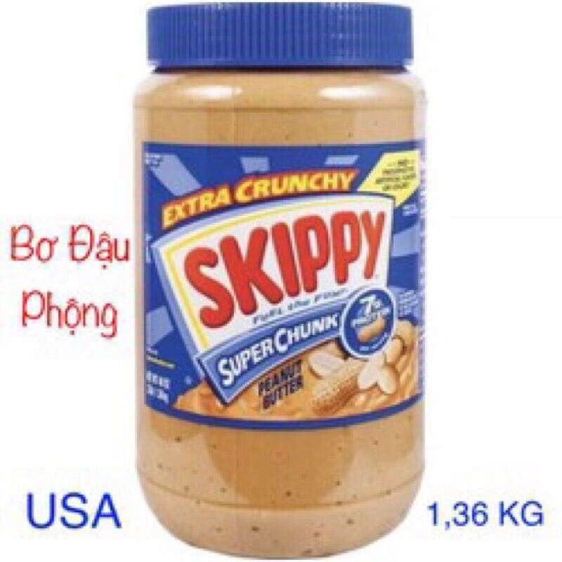 HCM HSD 10 2023 Bơ Đậu Phộng Skippy Peanut Butter Mỹ 136Kg