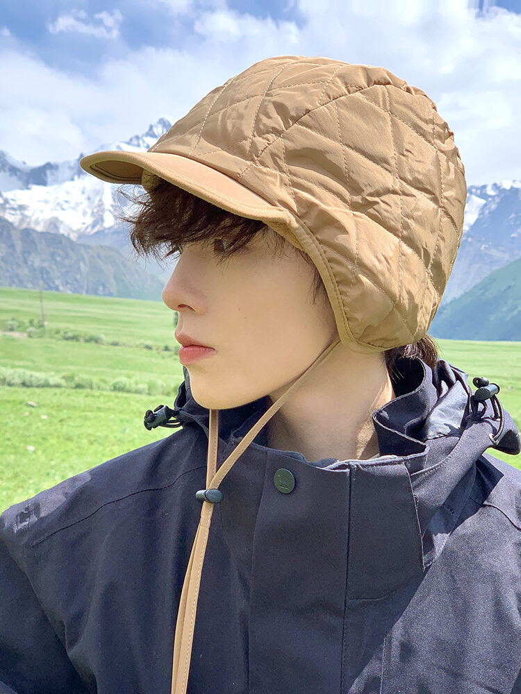 Mũ Lưỡi Trai Nam Tăng Cường Độ Ấm Áp Mũ Bảo Hiểm Đi Xe Đạp Bảo Vệ Tai Bên Trong Chống Gió Lông Vũ Mũ Unisex Phong Cách Thoải Mái Dành Cho Du Lịch Và Sử Dụng Ngoài Trời