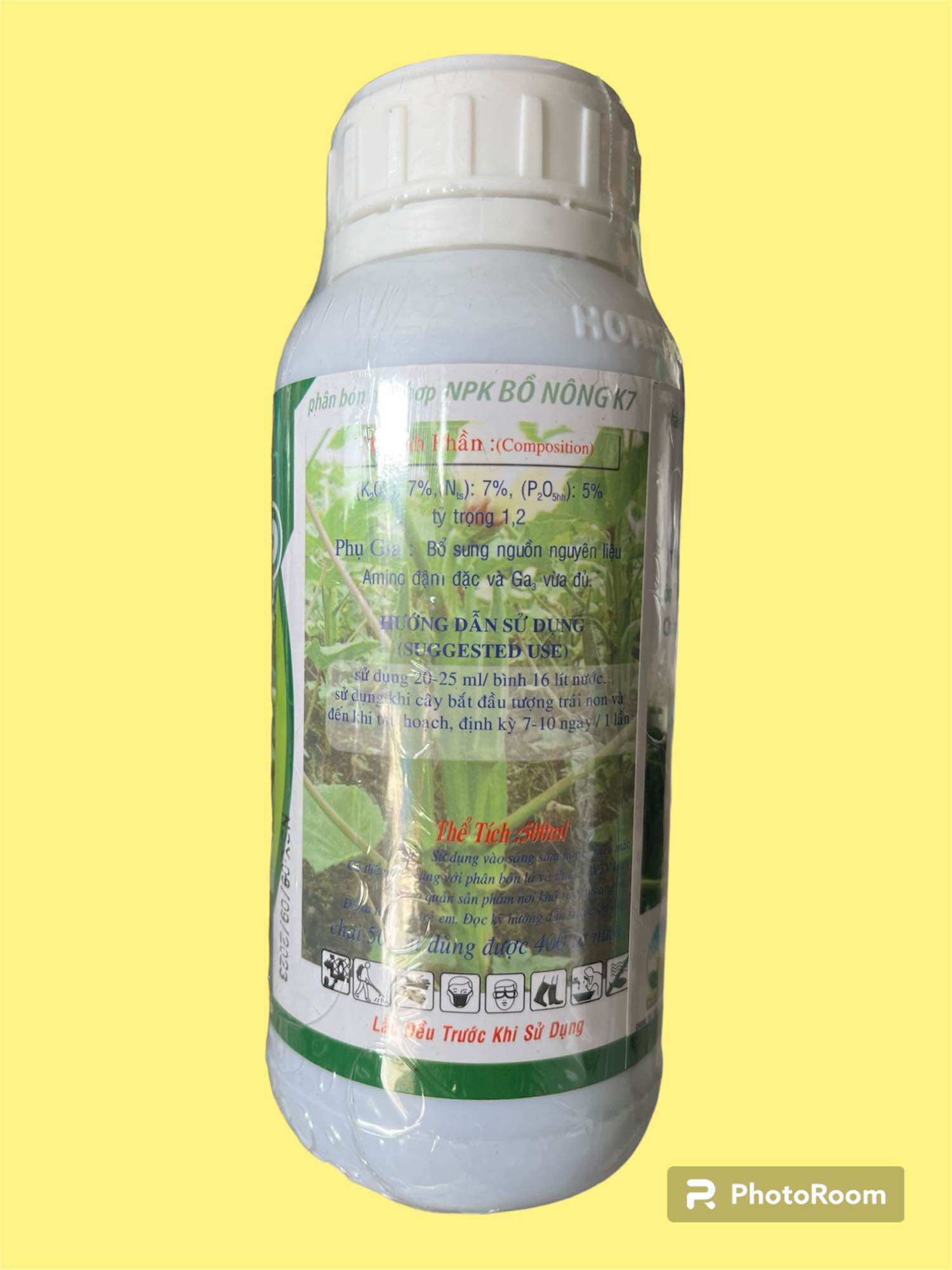 Phân bón LỚN TRÁI ĐẬU BẮP. Chai 500ml