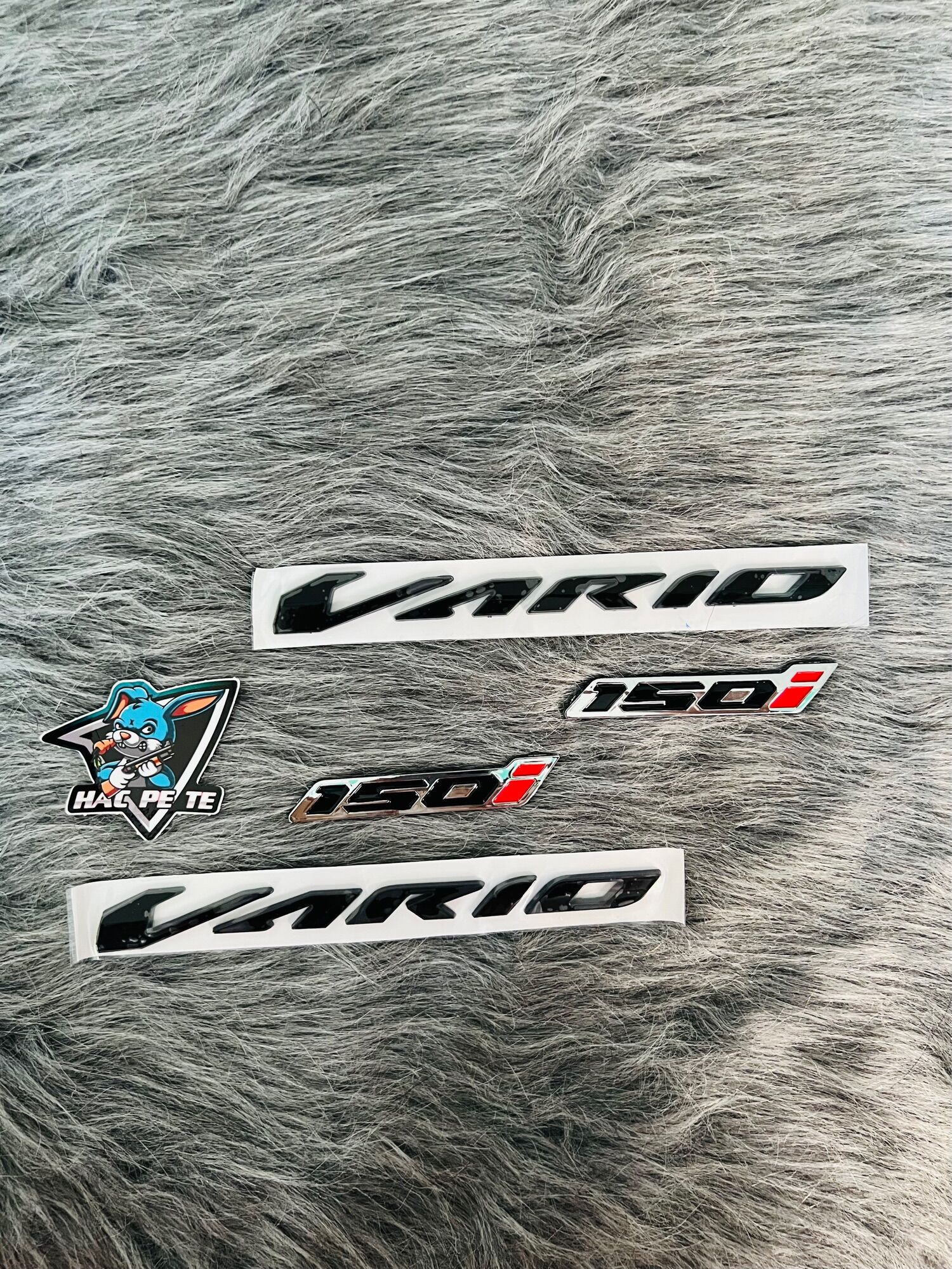 Tem chữ dán xe vario nổi cao cấp 3d
