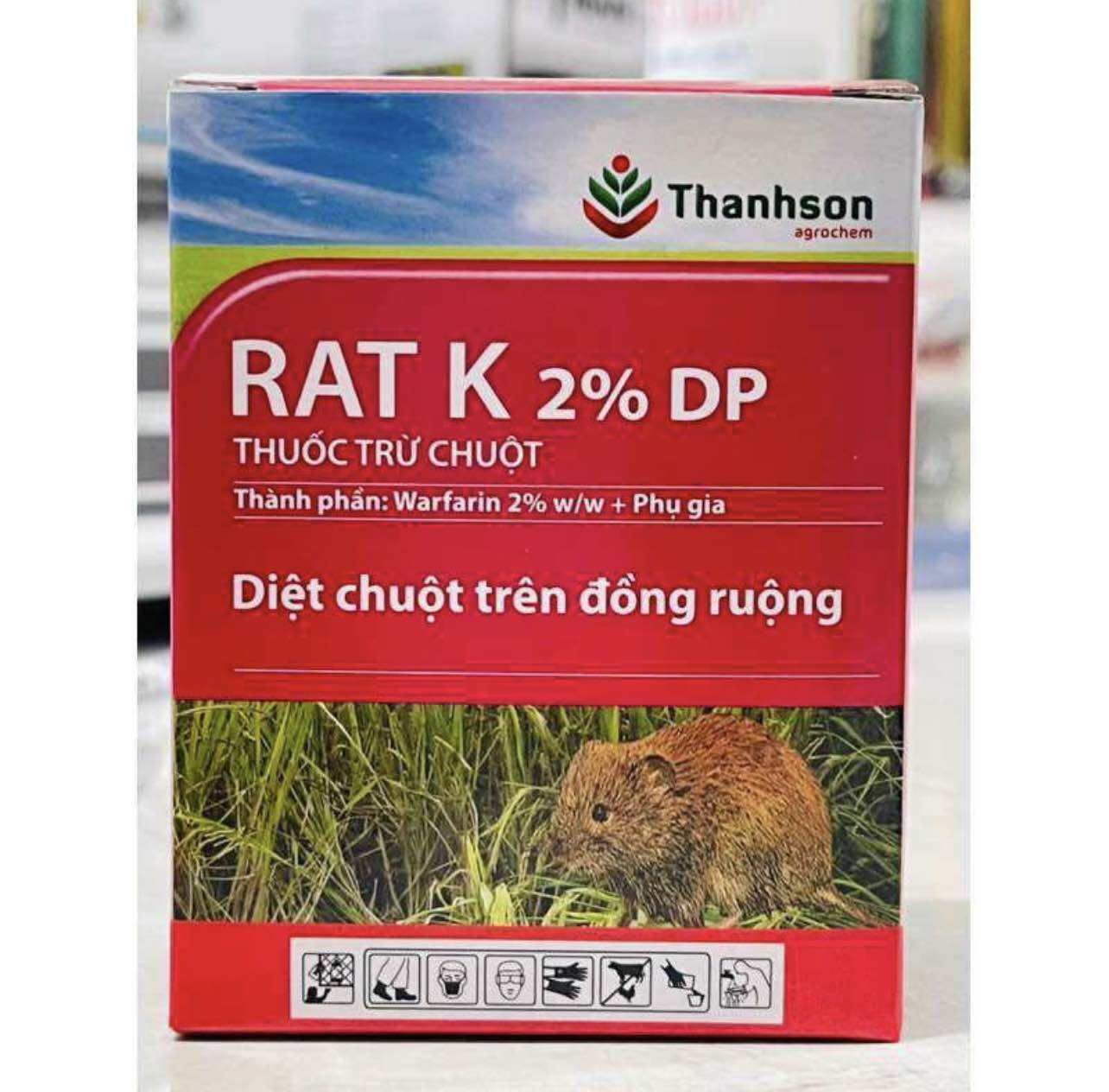  1 Hộp chuột RAT K. Diệt chuột  10 gói  