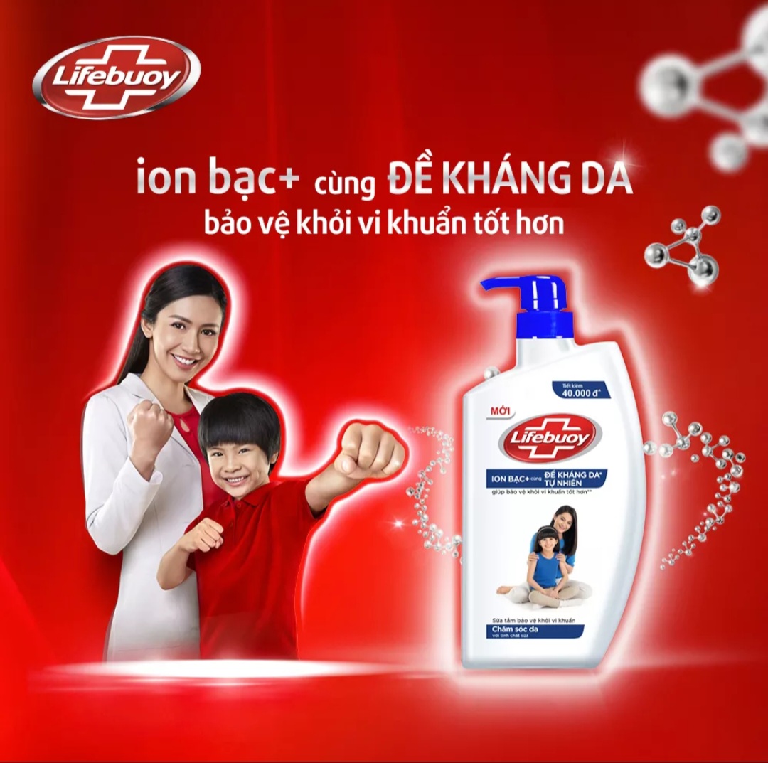 Sữa Tắm Lifebuoy Chăm Sóc Da Chai 850g
