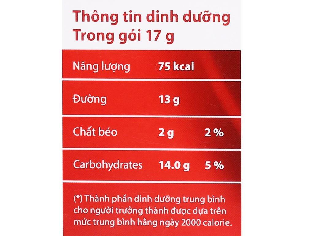 Cà phê sữa hòa tan HIGHLANDS COFFEE hộp 10 gói (10 gói x 17g)