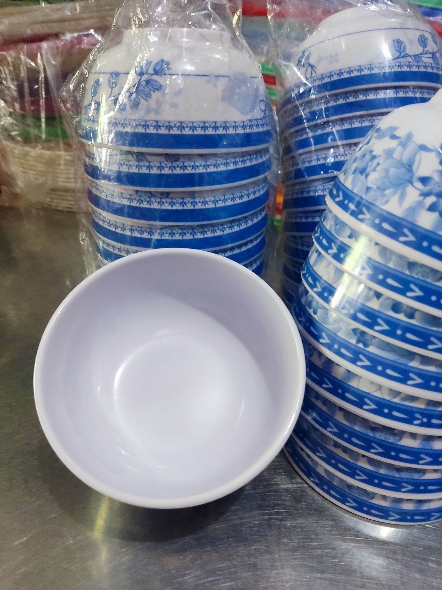 10 CHÉN BÔNG DÙNG ĂN CƠM NHỰA MELAMINE .