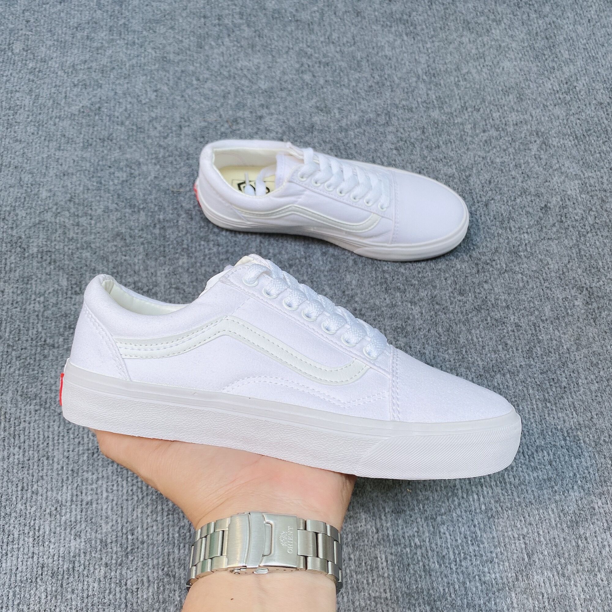 [TẶNG HỘP + TẤT + LỌ TẨY ] GIÀY vans OLDSKOOL NAM NỮ