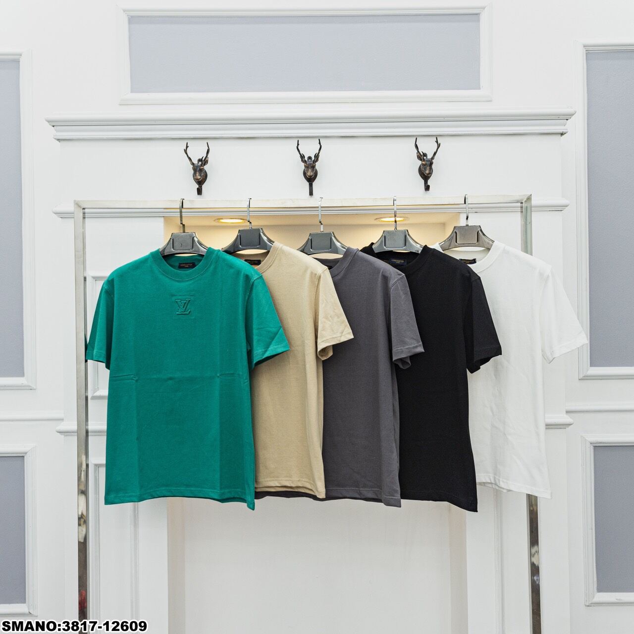 Áo phông nam LV trơn form unisex chất mịn đẹp