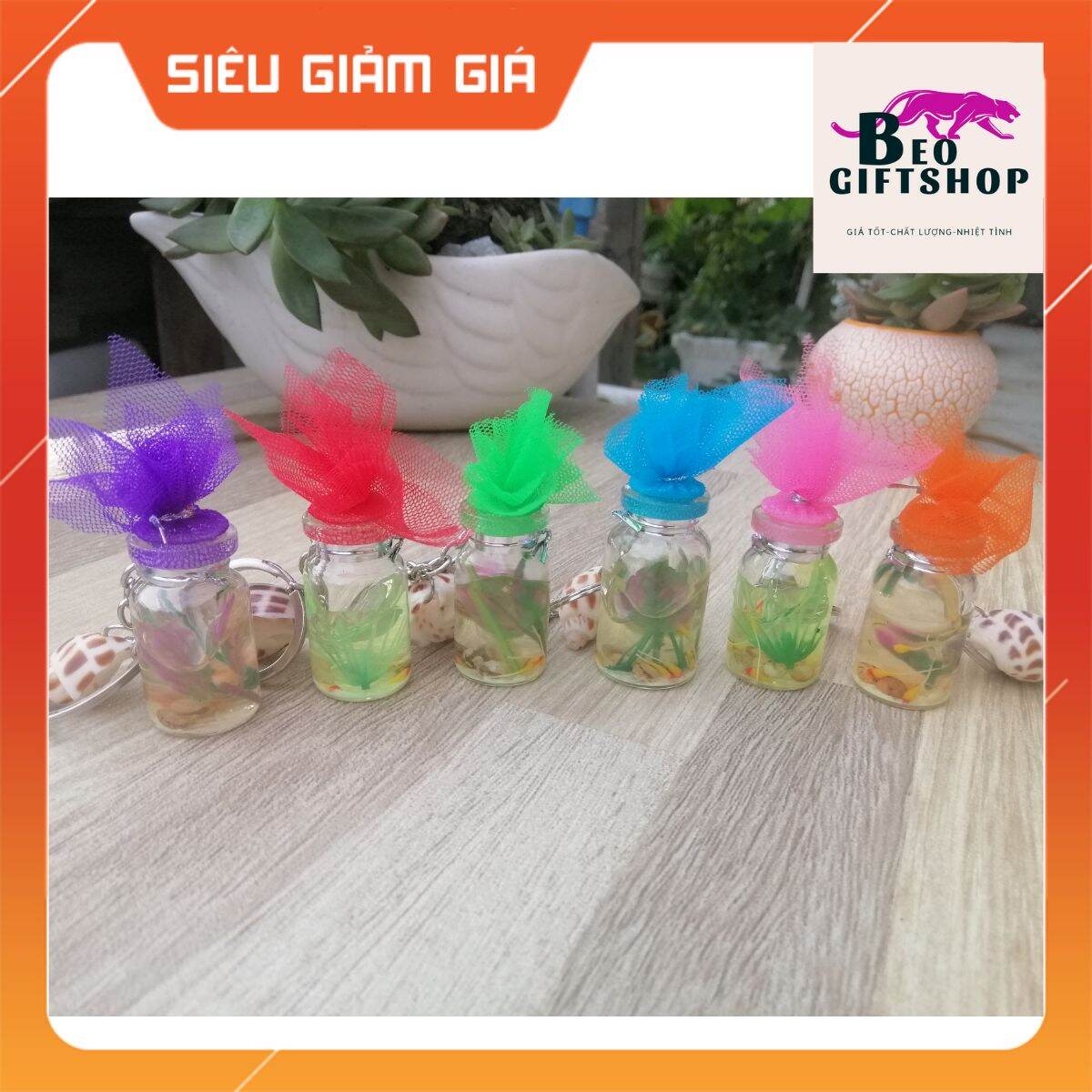 MÓC KHÓA CHAI ỐC DẠ QUANG