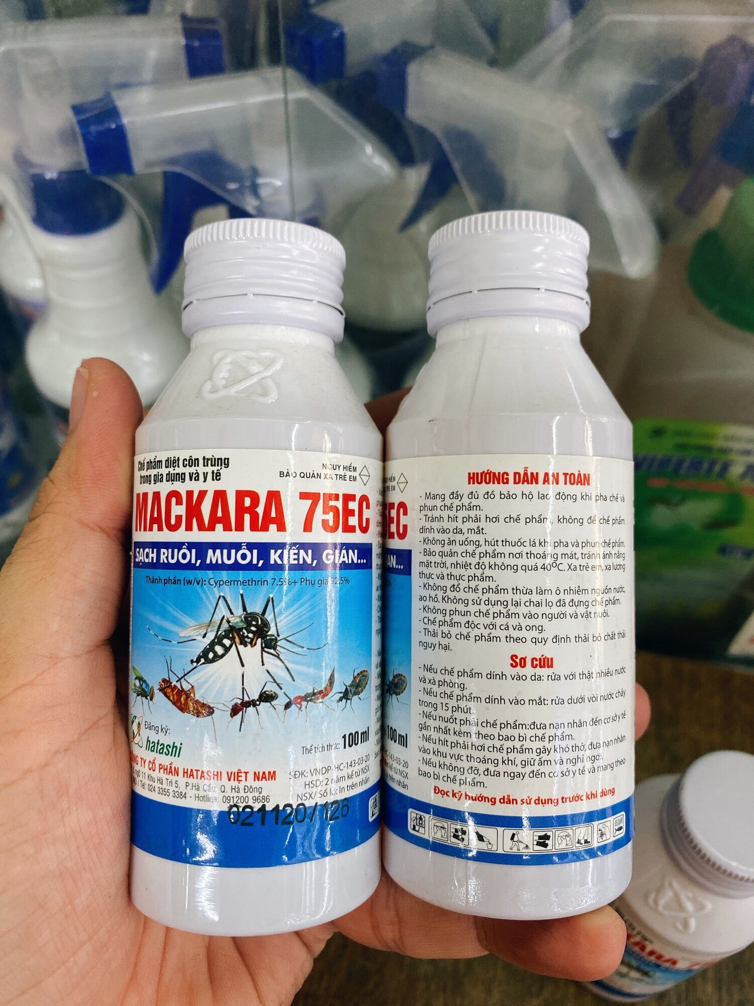 Mackara 75Ec - Chế phẩm diệt ruồi, muỗi, kiến, gián