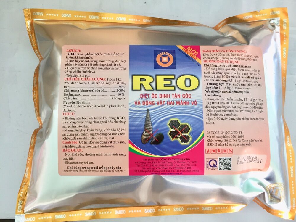 Diệt ốc đinh ( Reo - gói 500 gr)