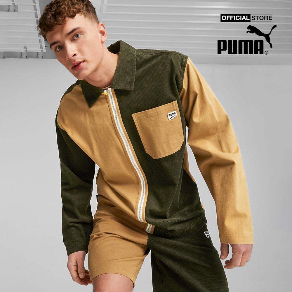 Puma - áo khoác nam phom rộng downtown corduroy 621291-31