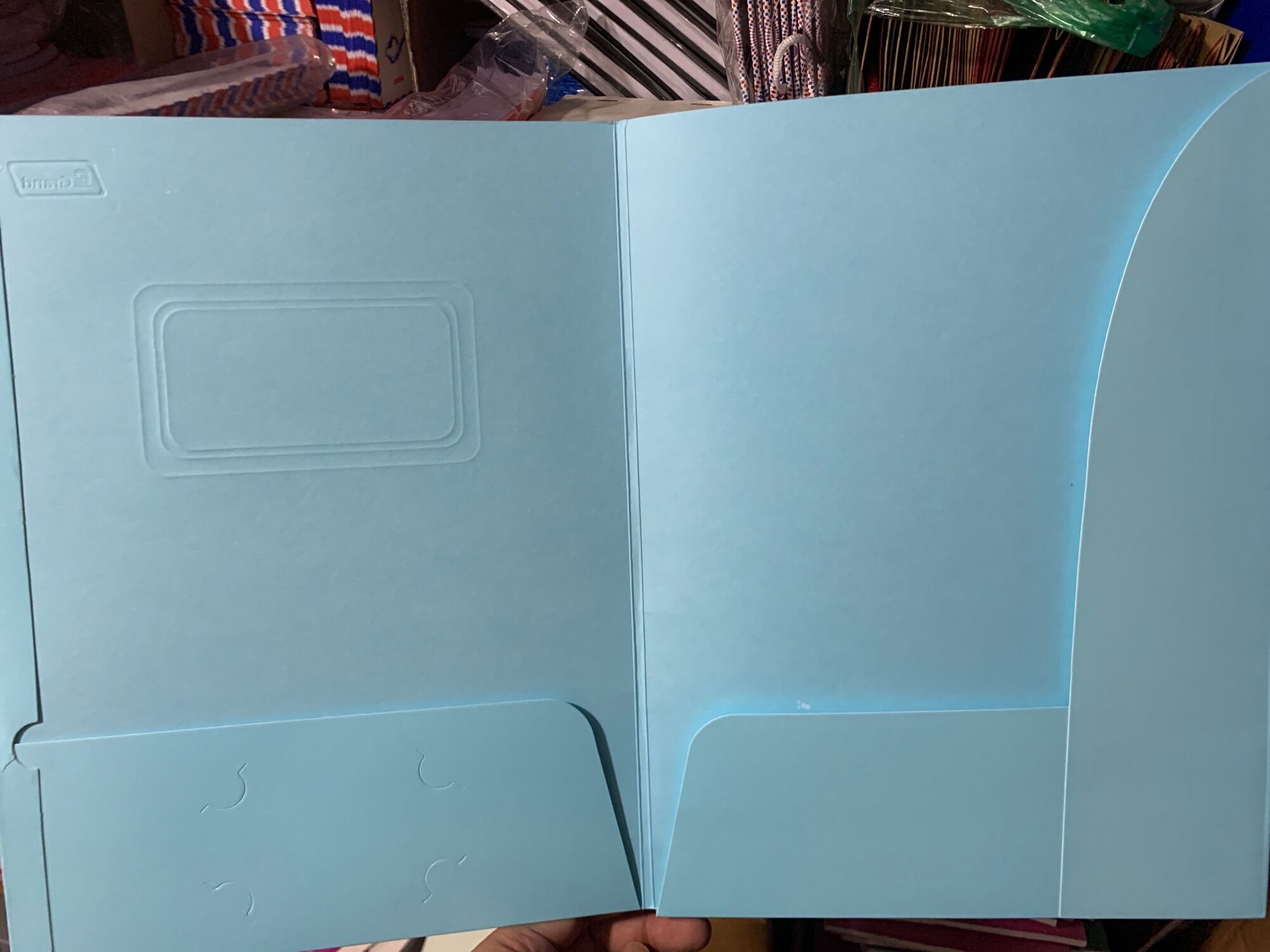 10 file bìa giấy 2 ngăn a4 p-grand bóng ,đẹp