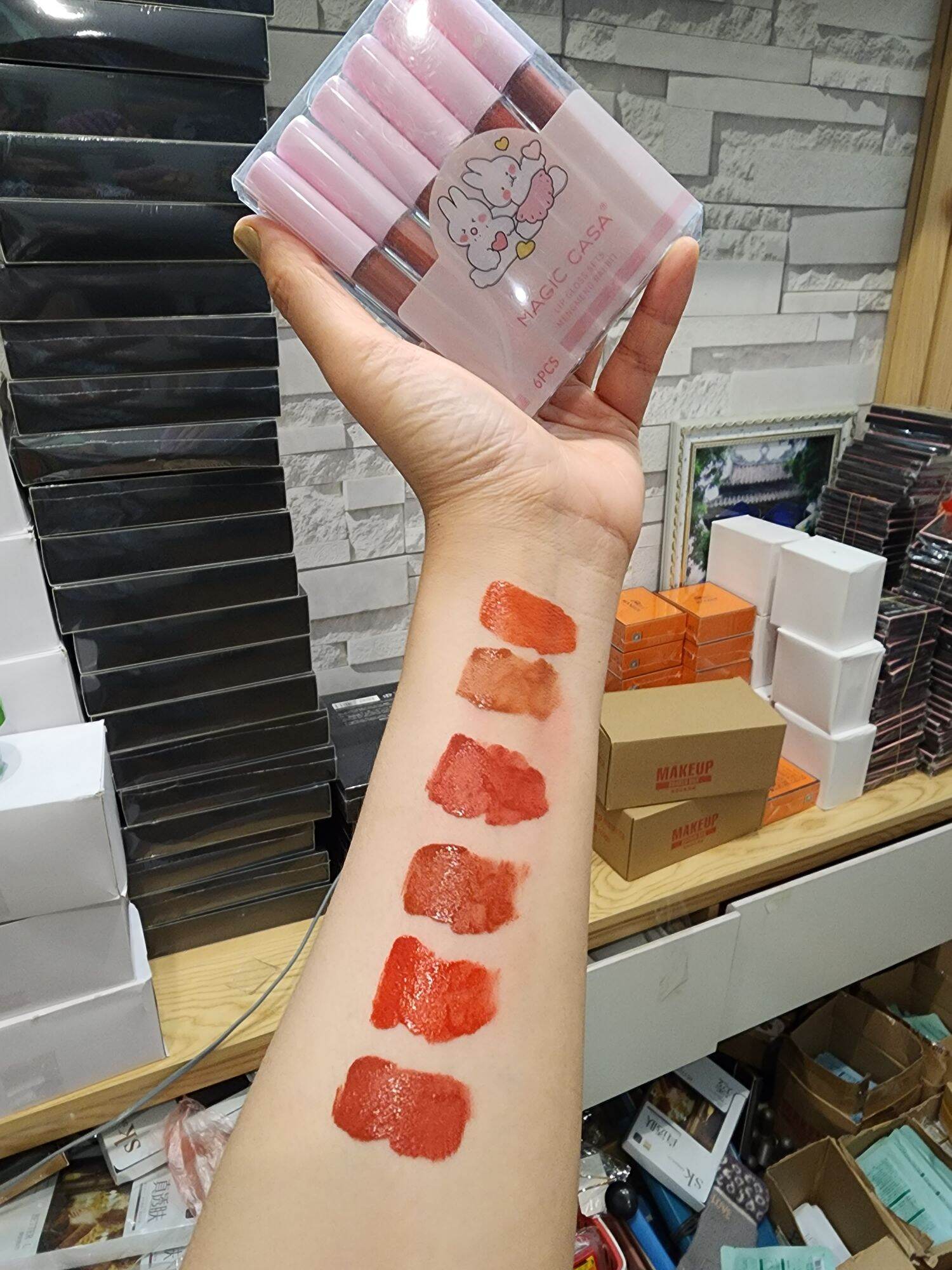 Set 6 cây Magic casa Thỏ Son Mùi Kẹo Socola rất thơm