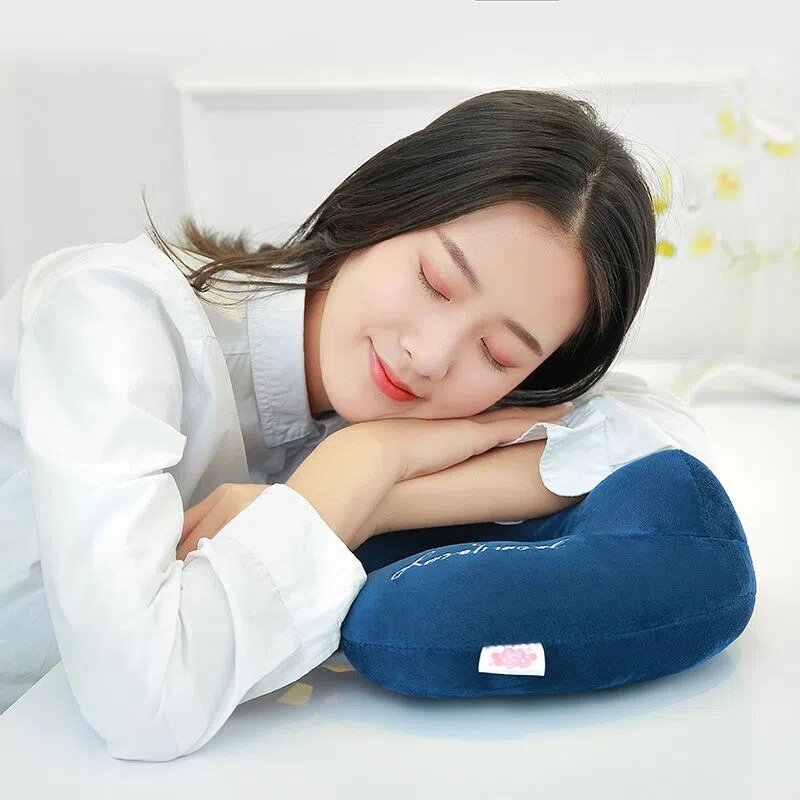 Gối Hình Chữ U Gối Bảo Vệ Cổ Gối Cổ Gối Ngủ Trưa Hình Chữ U Xương Cổ Gối Tựa Cổ Dễ Mang Theo Có Thể Tháo Giặt
