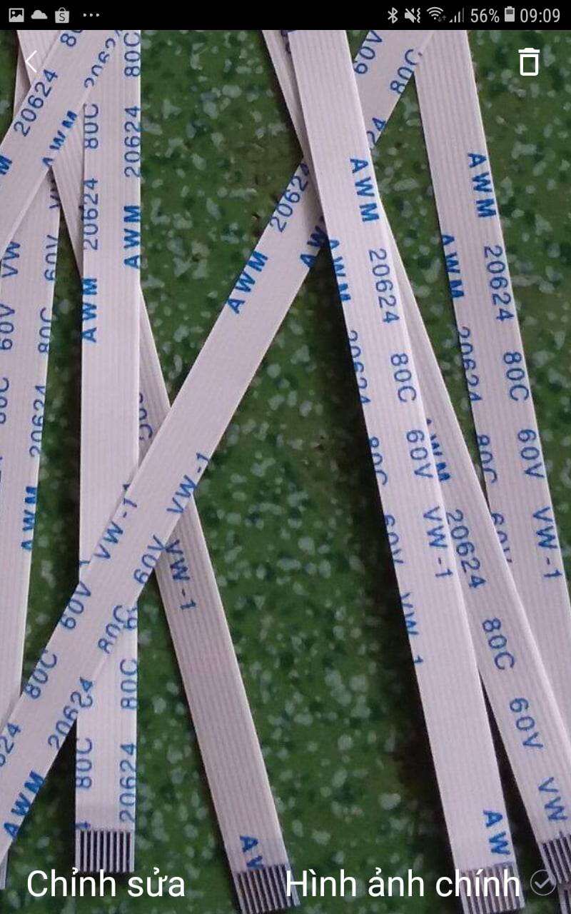 1 CHIẾC CÁP FFC THUẬN 0.5MM-8PIN-25CM
