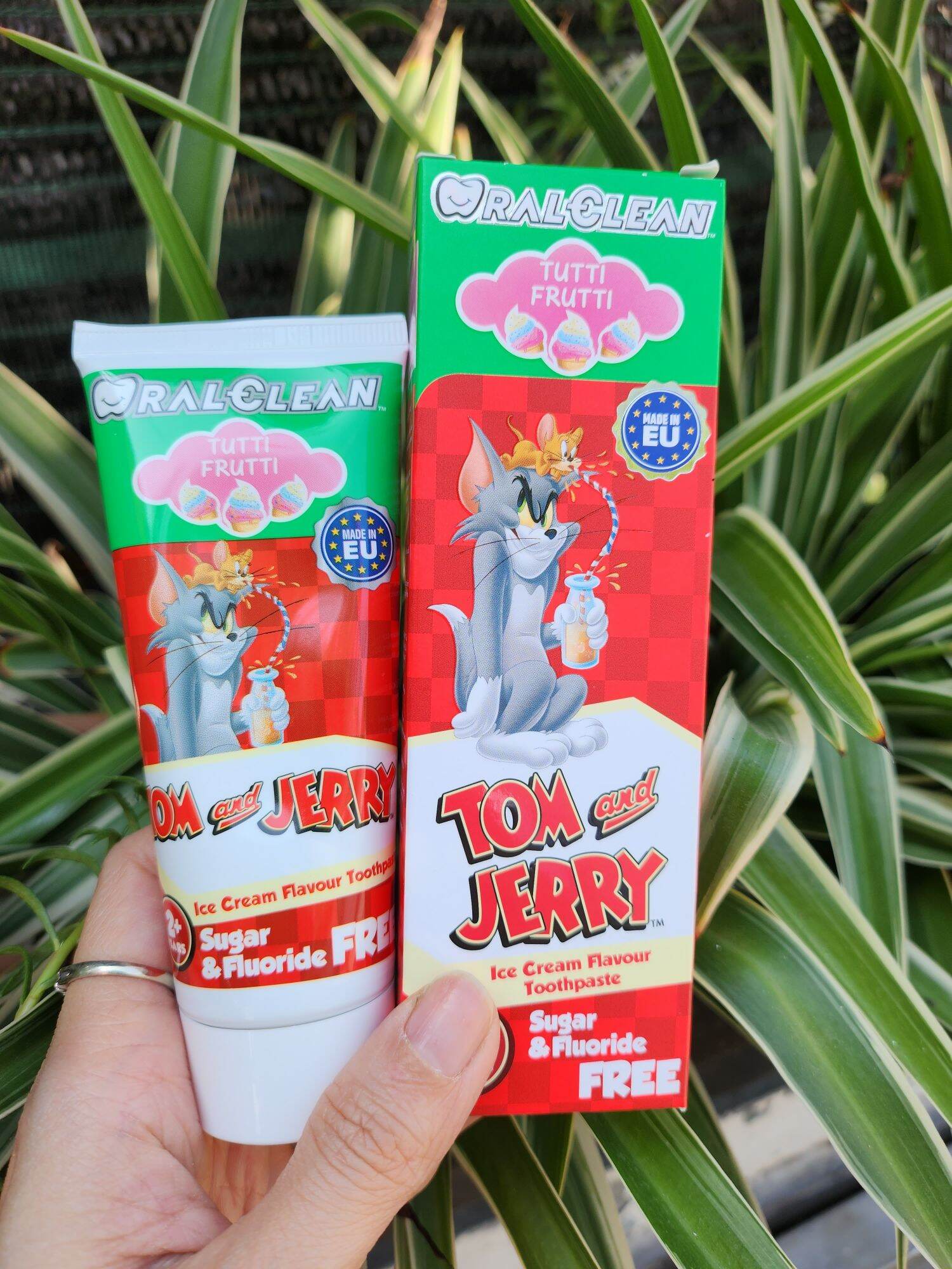Kem đánh răng cho trẻ từ 2 tuổi Oral-Clean Kids Tom & Jerry Tutti Frutti