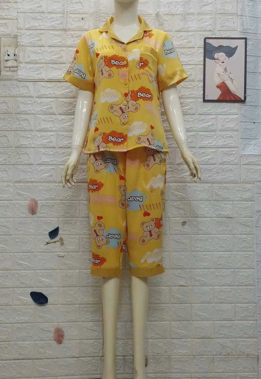 Đồ Bộ Mặc nhà lửng piama Lụa mango