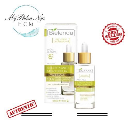 [Hcm]Serum Bielenda Cho Da Dầu Mụn Se Khít Chân Lông Giảm Nếp Nhăn 10%