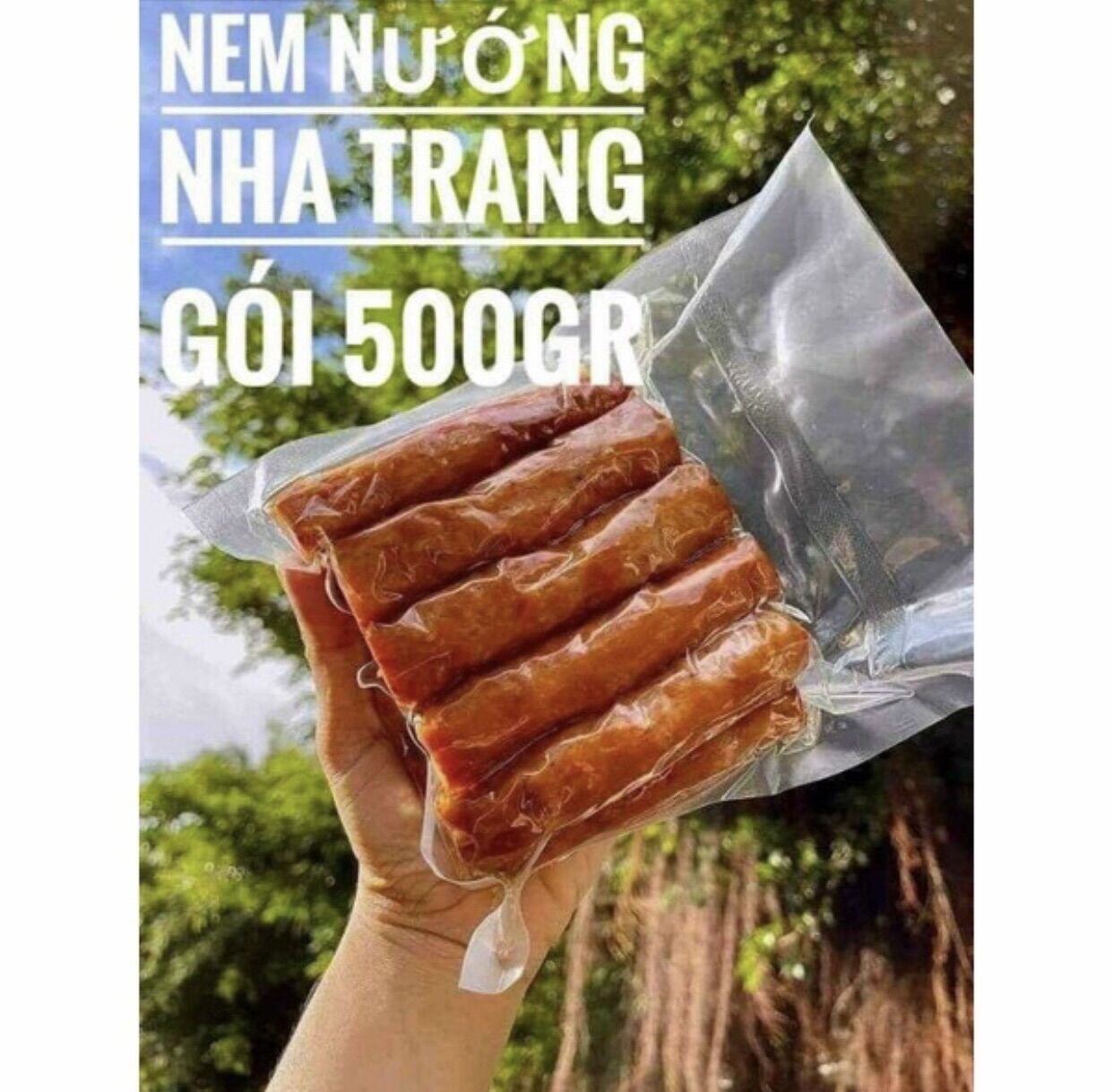 Nem nướng nha trang 500g (ship hoả tốc hcm)