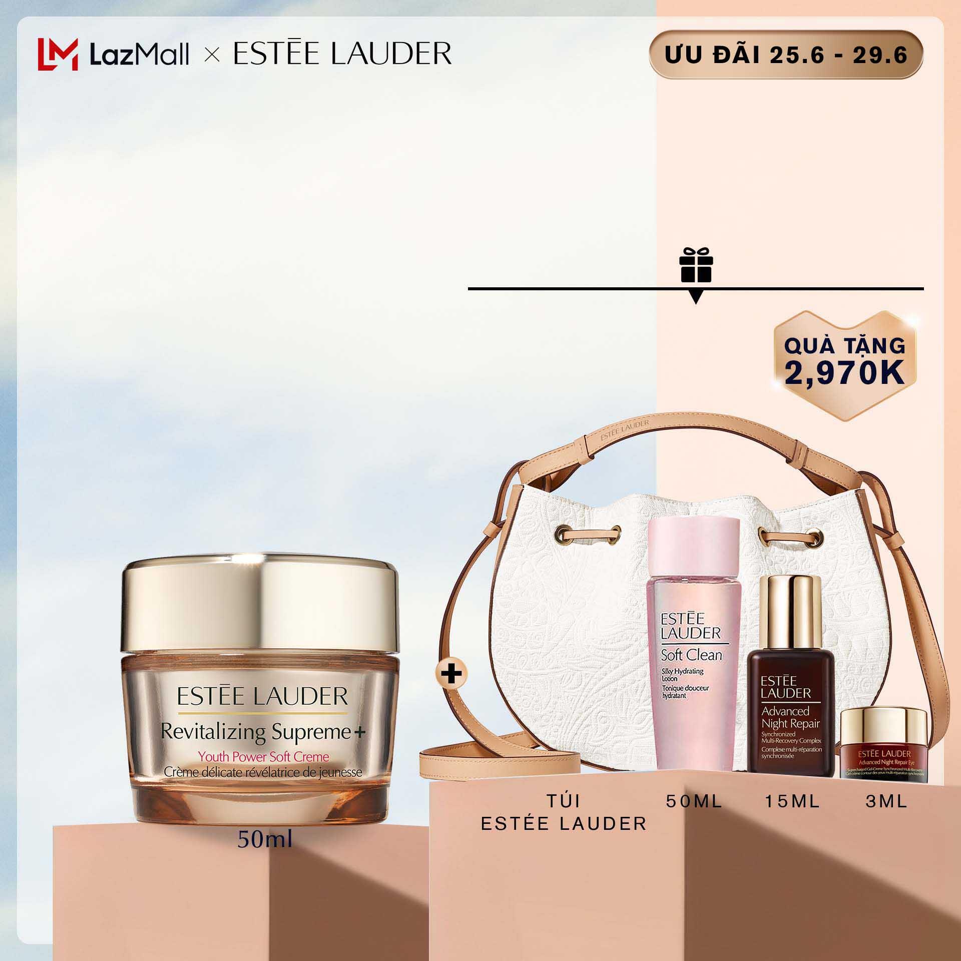 [MỚI] Kem dưỡng Collagen chống lão hóa dưỡng ẩm Estee Lauder Revitalizing Supreme+ Youth Power Soft Creme Moisturizer - Moisturizer 50ml