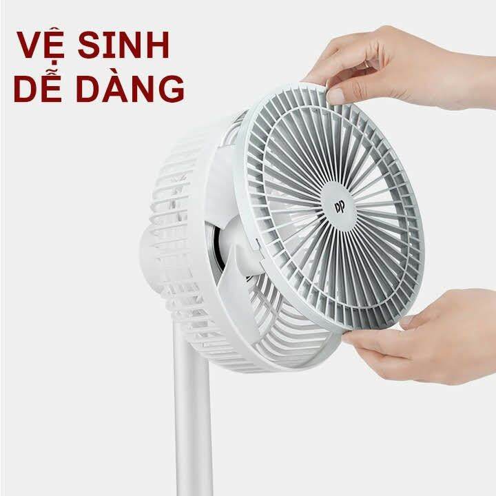 Quạt Sạc Để Bàn Có Đèn Led Đa Năng Dp-7627