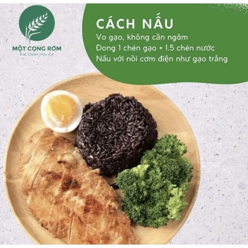 Gạo Lứt Đen Điện Biên (túi 1kg)