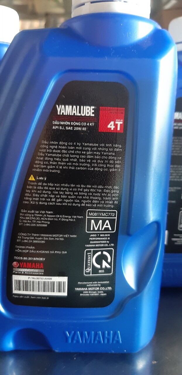NHỚT YAMAHA XE SỐ 4T