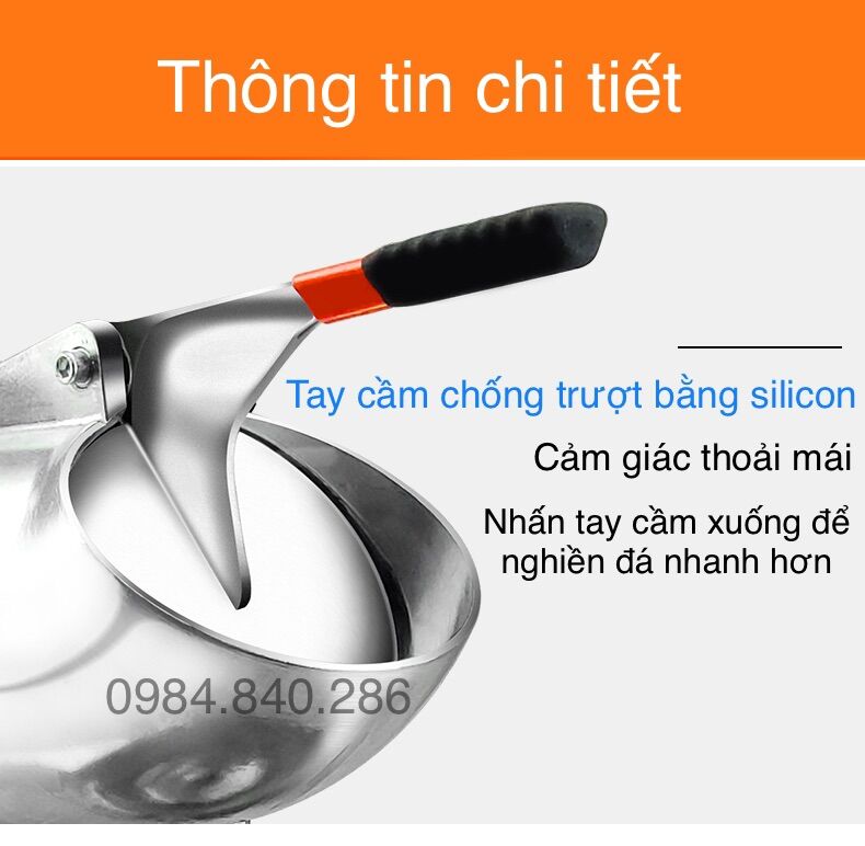 Máy xay đá, bào đá 2 dao nhập khẩu Đài Loan