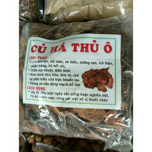 500g củ hà thủ ô đỏ khô