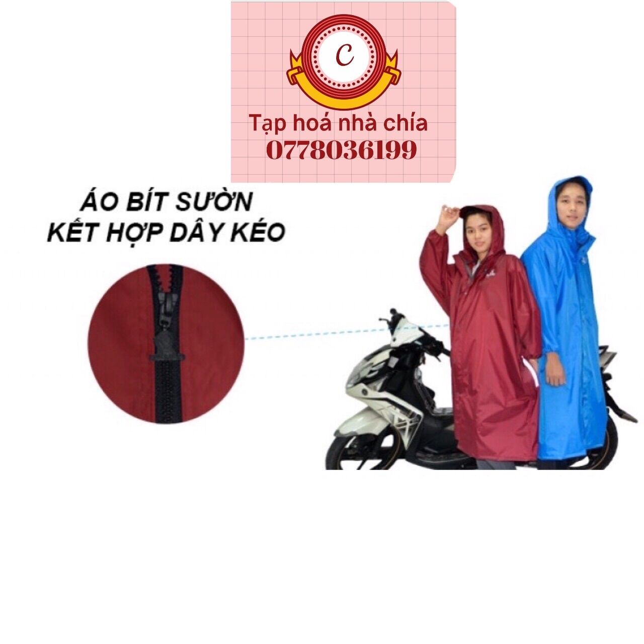 ÁO MƯA DÂY KÉO CAO CẤP RANDO ( sỉ ib)
