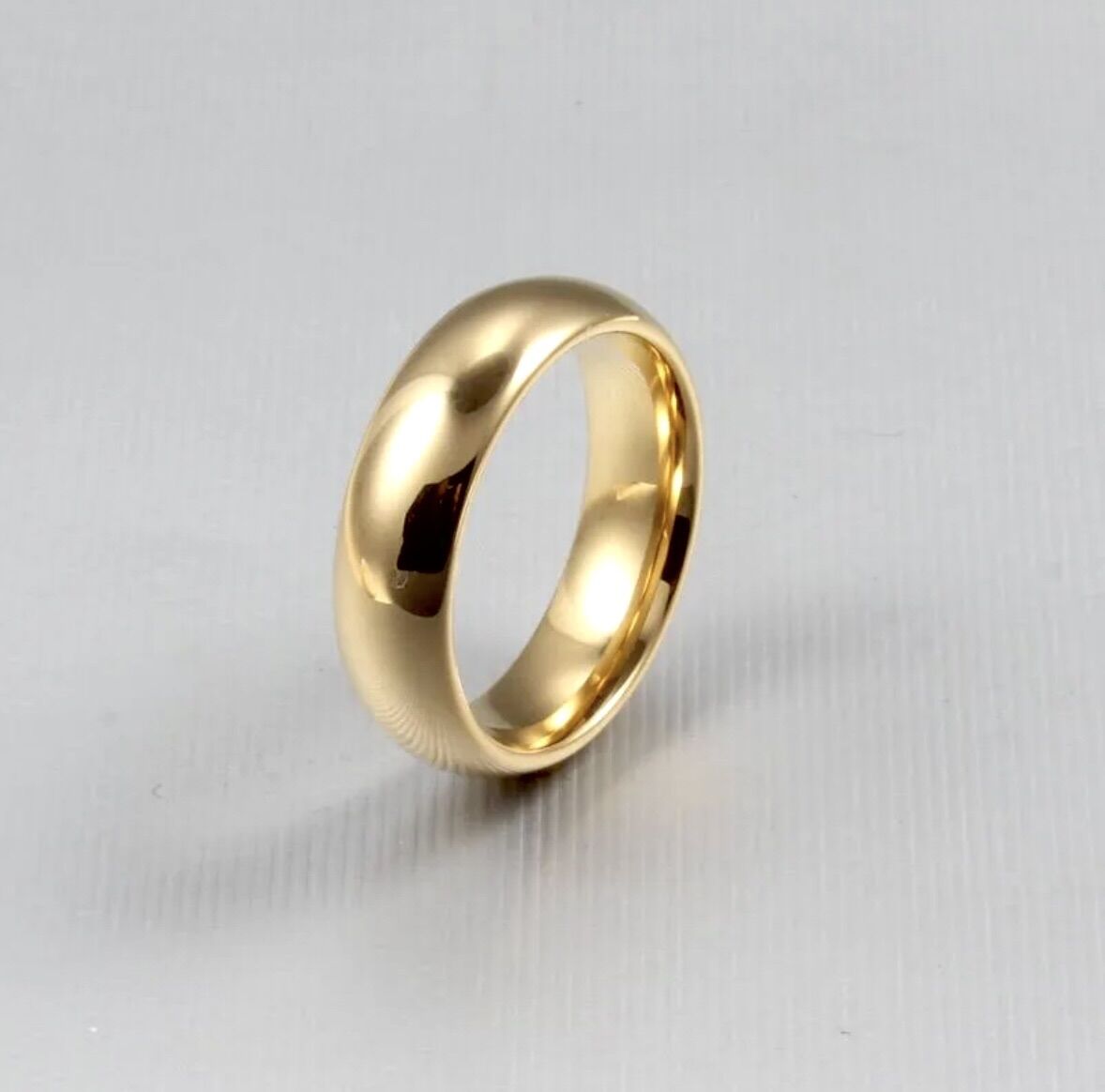 Nhẫn trơn 2 chỉ mạ vàng 24k khắc 4 số 9