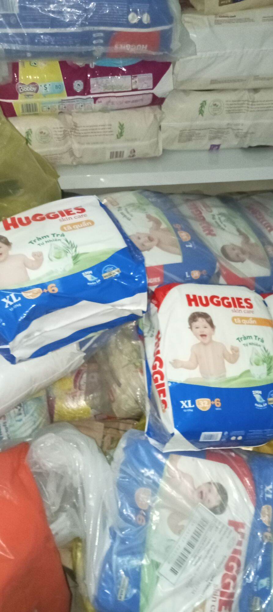 Tã Bỉm Quần Huggies skincare  M42+6 Miếng