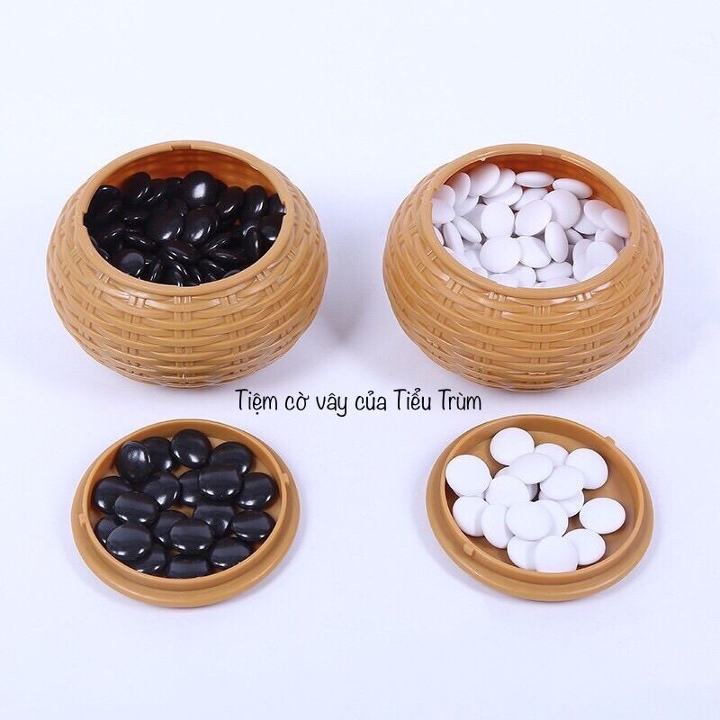 BỘ CỜ VÂY CỜ CARO MELAMINE 2 MẶT + BÀN GIẢ DA