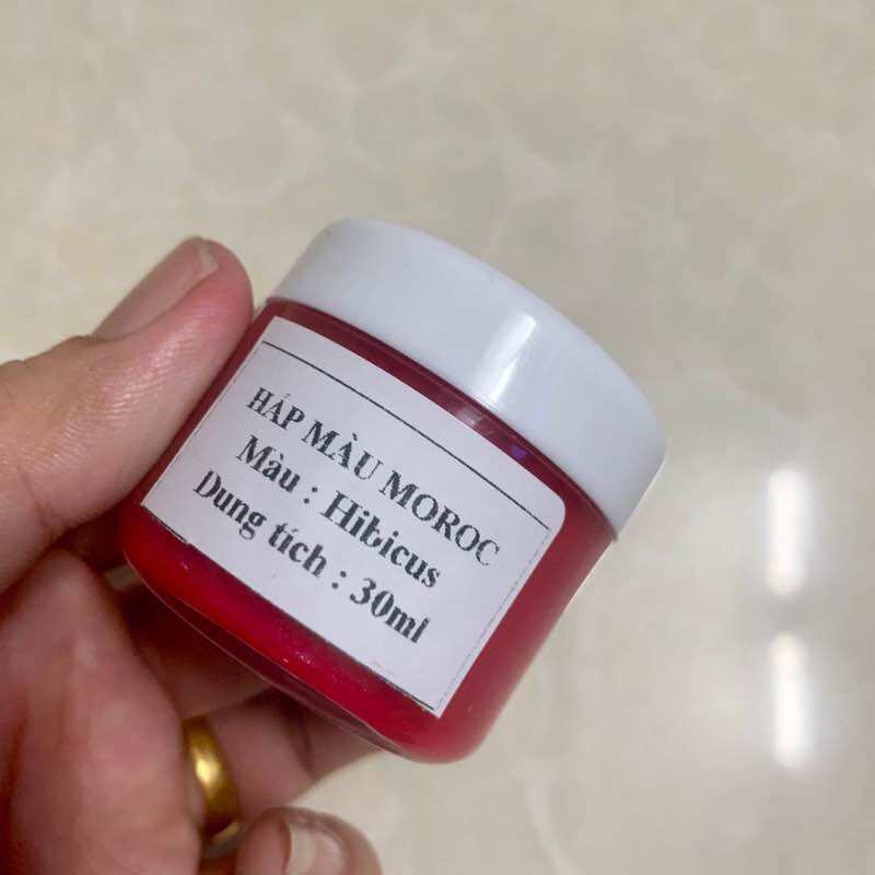 Mặt Nạ Dưỡng Bổ Sung Hạt Màu Hibiscus (màu đỏ atiso) Moroccanoil Color Depositing Mask 200ml