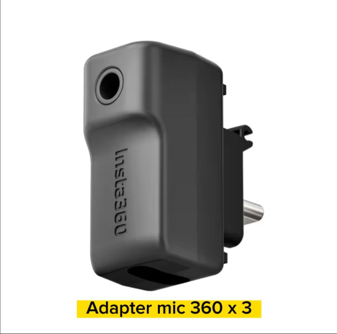 Bộ chuyển đổi adapter mic intar 360 x 3 phụ kiện máy quay gopro