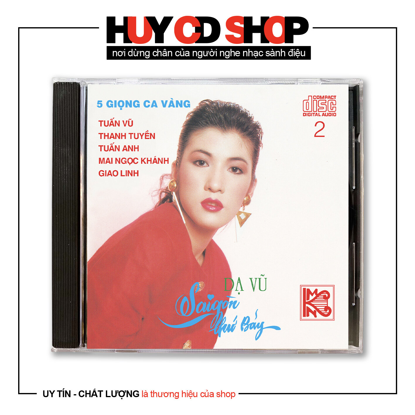 Đĩa cd sài gòn thứ bảy nhạc vàng trữ tình bolero đĩa lòng trắng chất lượng cao âm thanh chuẩn huy cd shop