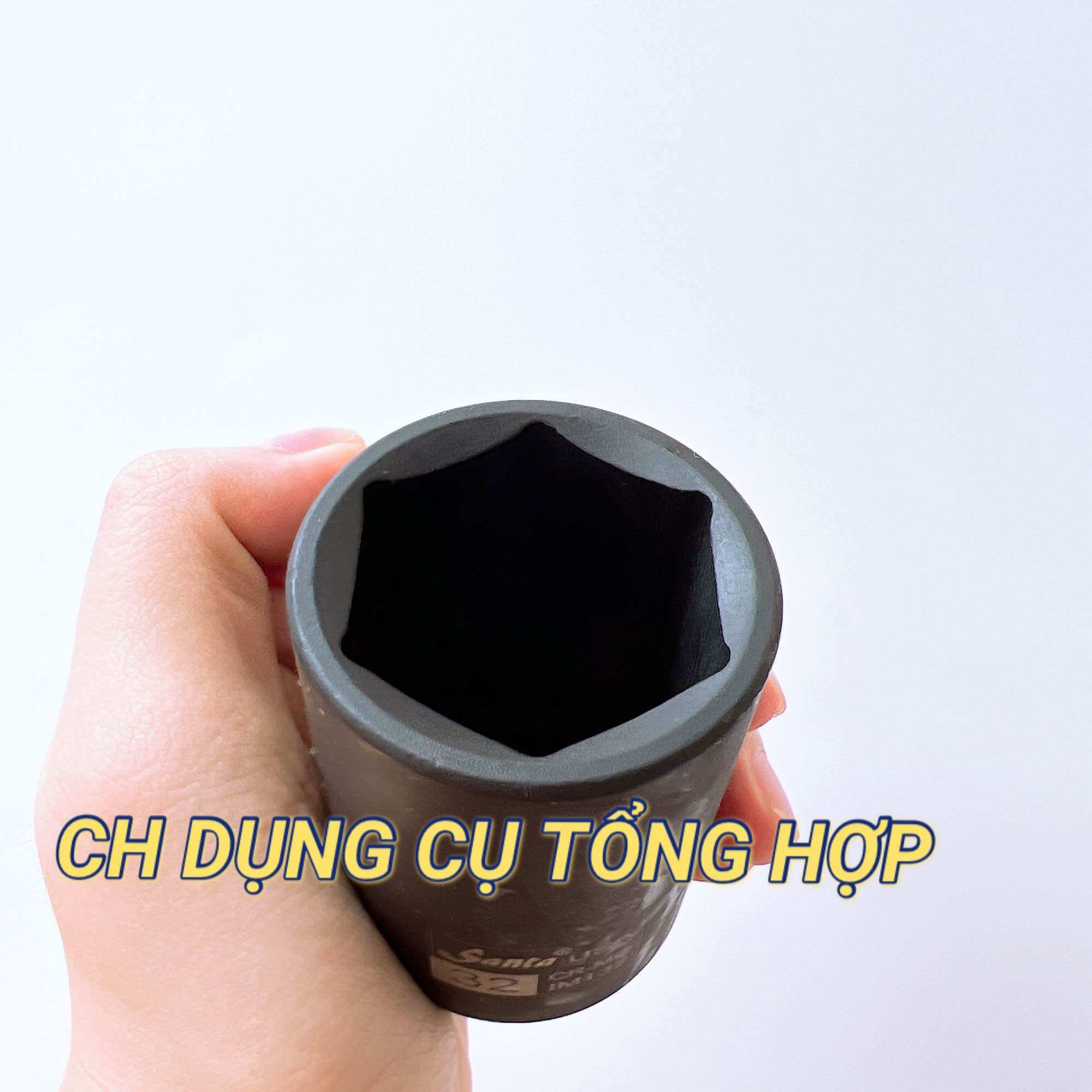Tuýp 1/2inch 8mm đến 32mm dài đen Santa (Tuýp mở bulong 1/2" dài đen/ Đầu khẩu dài đen 1/2'')
